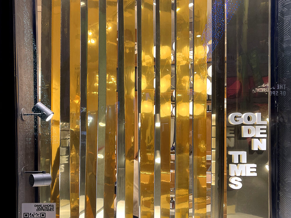 Montaje de escaparates para Aristocrazy
