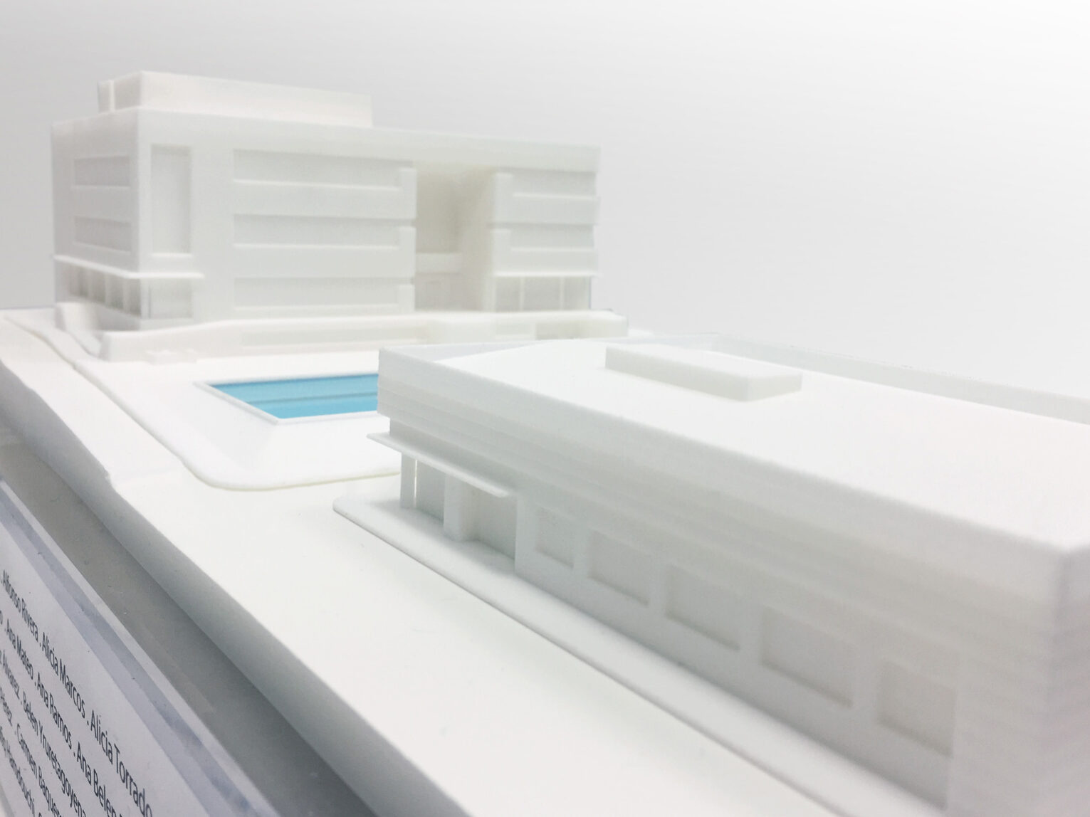 Maqueta modelada y fabricada en impresión 3D para Lilly